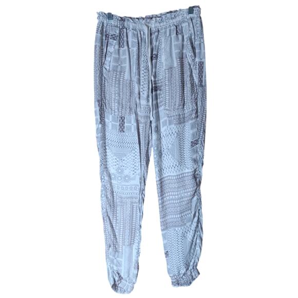 Johnny Was Pete & Greta Boho Printed Joggers size XS